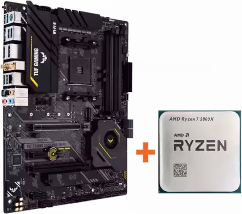 باندل مادربرد Asus TUF X570-Pro WiFi Gaming به همراه پردازنده AMD Ryzen 7 5800X