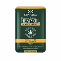 ماسک صورت ورقه ای ضدپیری مدل Hemp Oil گوانجینگ بسته 10 عددی