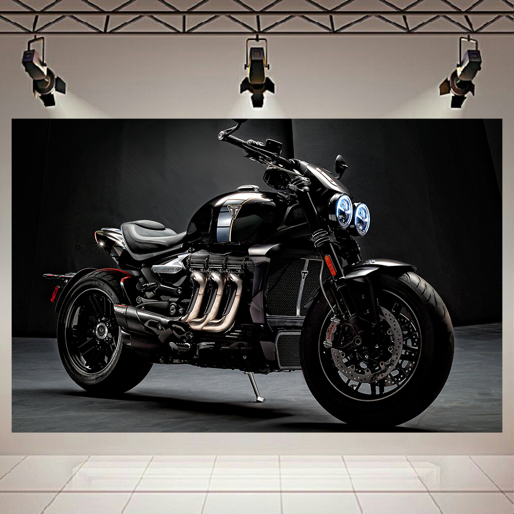 تابلو شاسی طرح موتور مدل Triumph Rocket 3TFC کدAR695