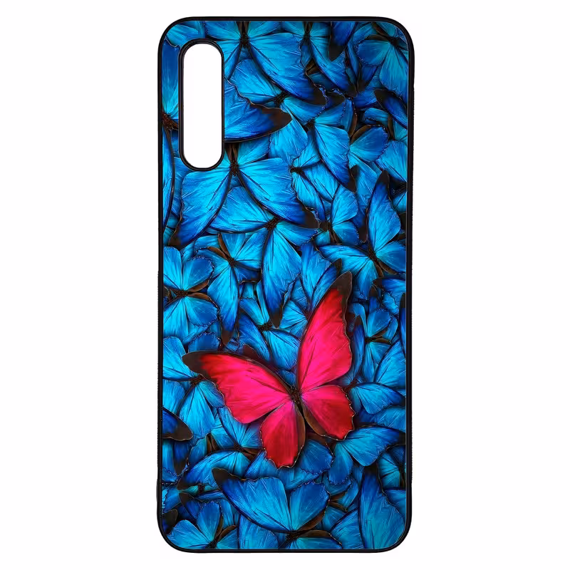 کاور طرح پروانه کد G-089 مناسب برای گوشی موبایل سامسونگ Galaxy A50s / A50 / A30s | دیجی قاب دونی
