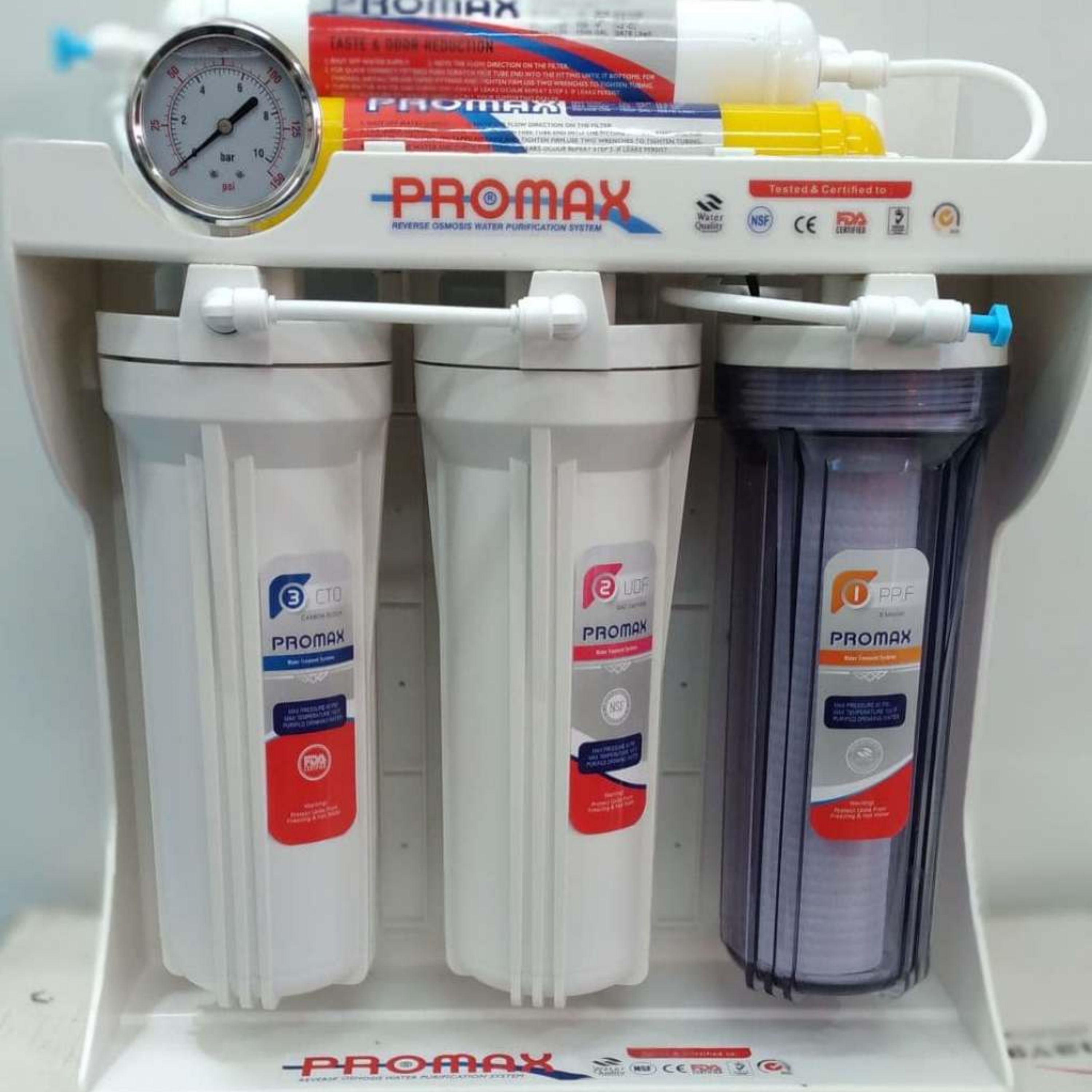 دستگاه تصفیه آب 6 مرحله ای promax(موتور هیدون تایوان)