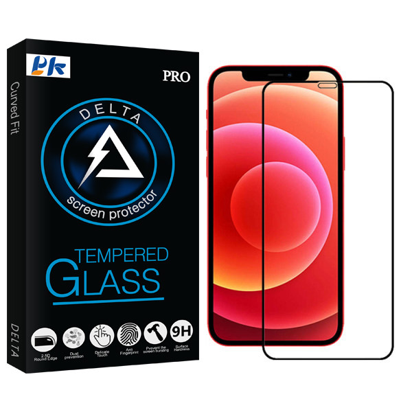 محافظ صفحه نمایش سرامیکی مات پی کی مدل Delta Glass مناسب برای گوشی موبایل اپل Iphone 12 Pro | کالا برتری