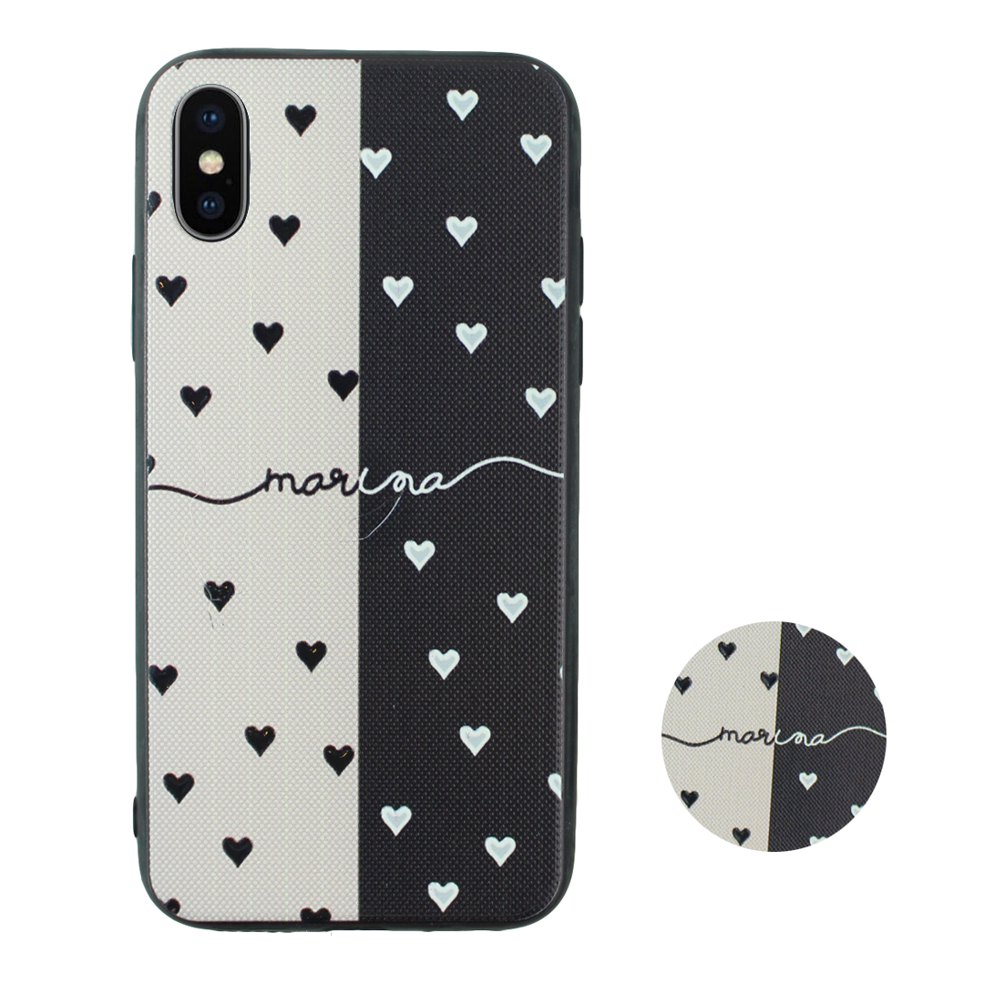 کاور کد 5 مناسب برای گوشی موبایل اپل iPhone X / XS به همراه پاپ سوکت