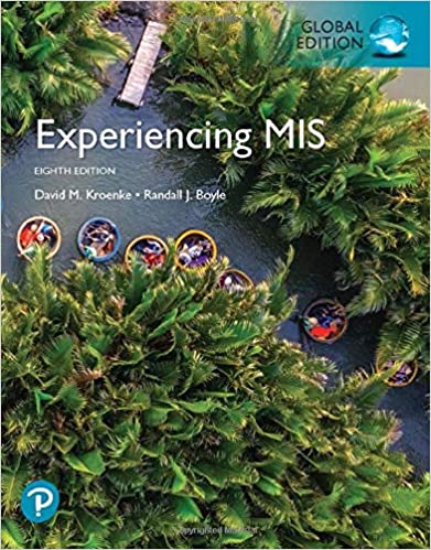 خرید و دانلود نسخه کامل کتاب Experiencing MIS, Global Edition (8th Edition)[2020] - PDF