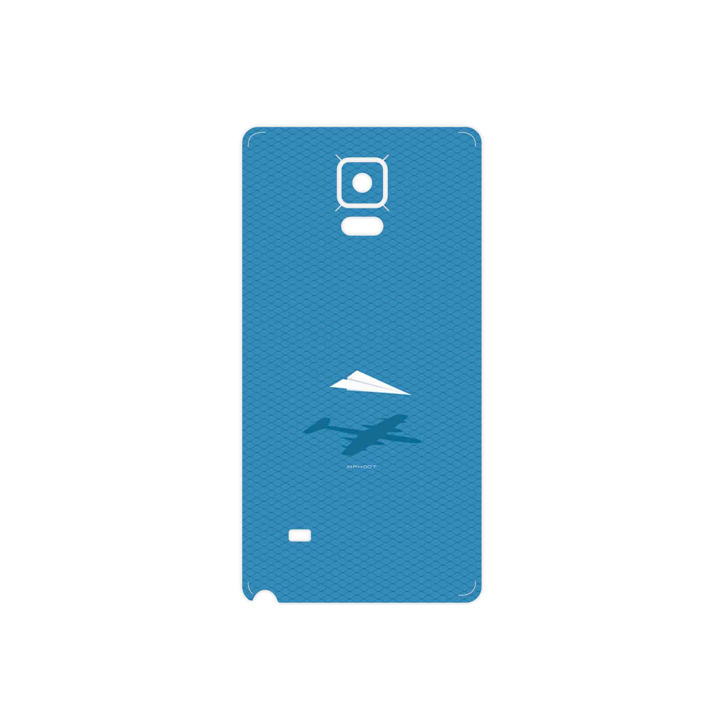 برچسب پوششی ماهوت مدل Minimal Paper Airplane مناسب برای گوشی موبایل سامسونگ Galaxy Note 4