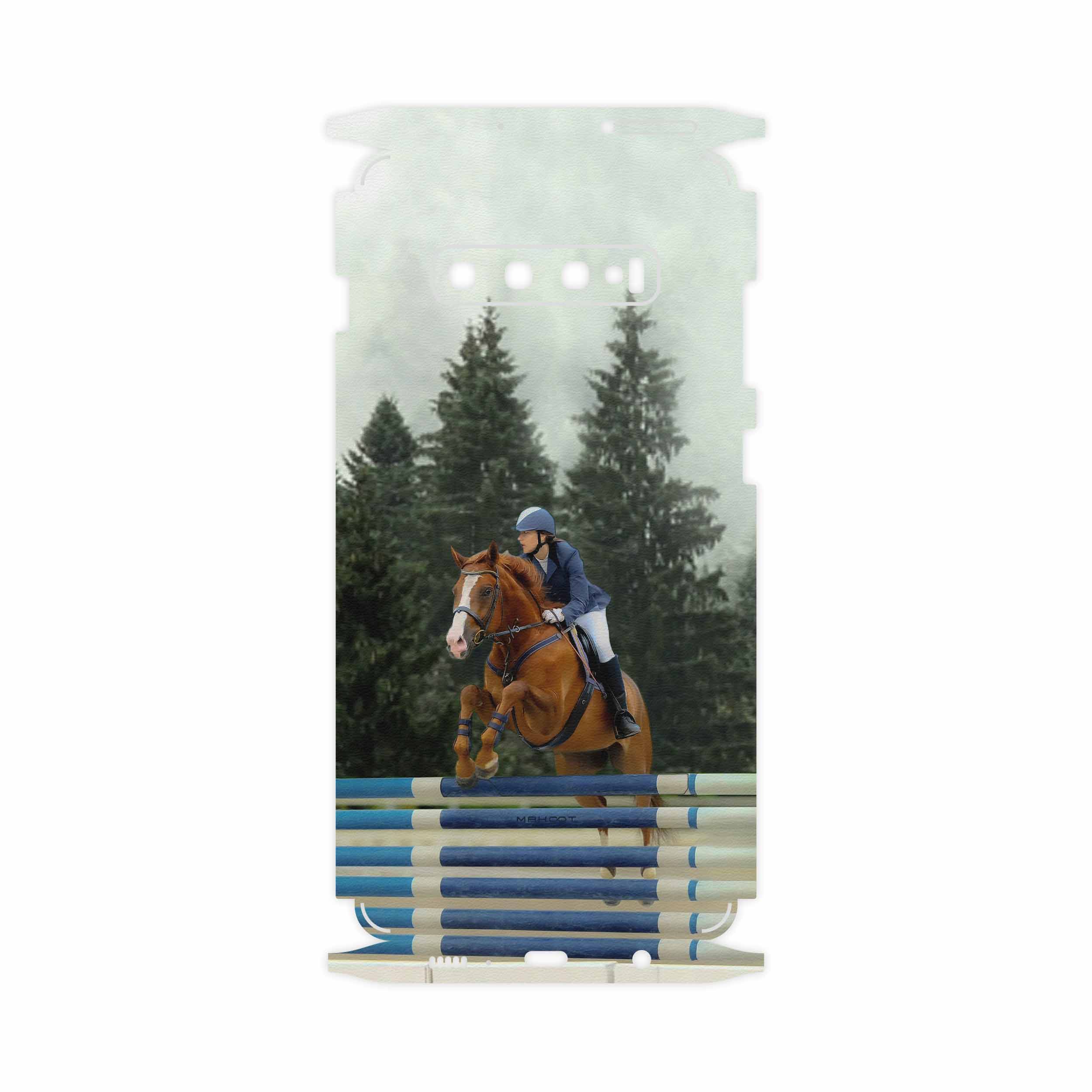 برچسب پوششی ماهوت مدل Equestrianism-FullSkin مناسب برای گوشی موبایل سامسونگ Galaxy S10 Plus