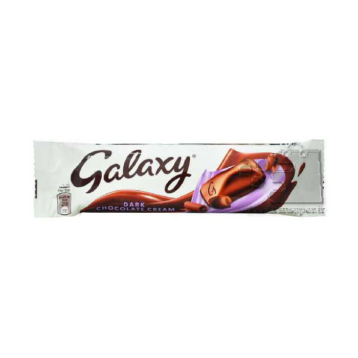 شکلات شیری با مغز شکلات تلخ 38 گرم گلکسی - galaxy