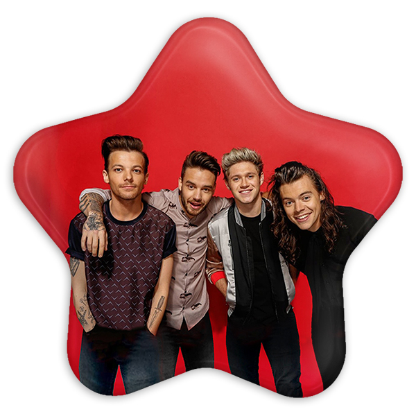 پیکسل خندالو طرح گروه موسیقی وان دایرکشن مدل ستاره ای کد 2706