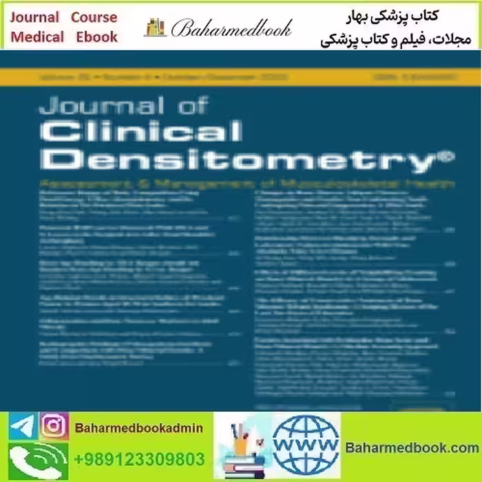 Journal of Clinical Densitometry Volume 25 Issue 1 to 4 2022 TR