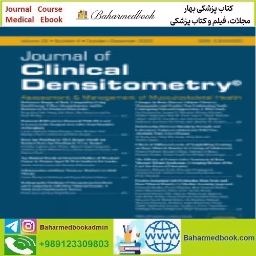 Journal of Clinical Densitometry Volume 25 Issue 1 to 4 2022 TR