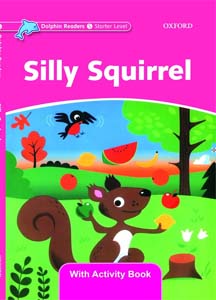 کتاب داستان دلفین  silly squirrel dolphin readers starter