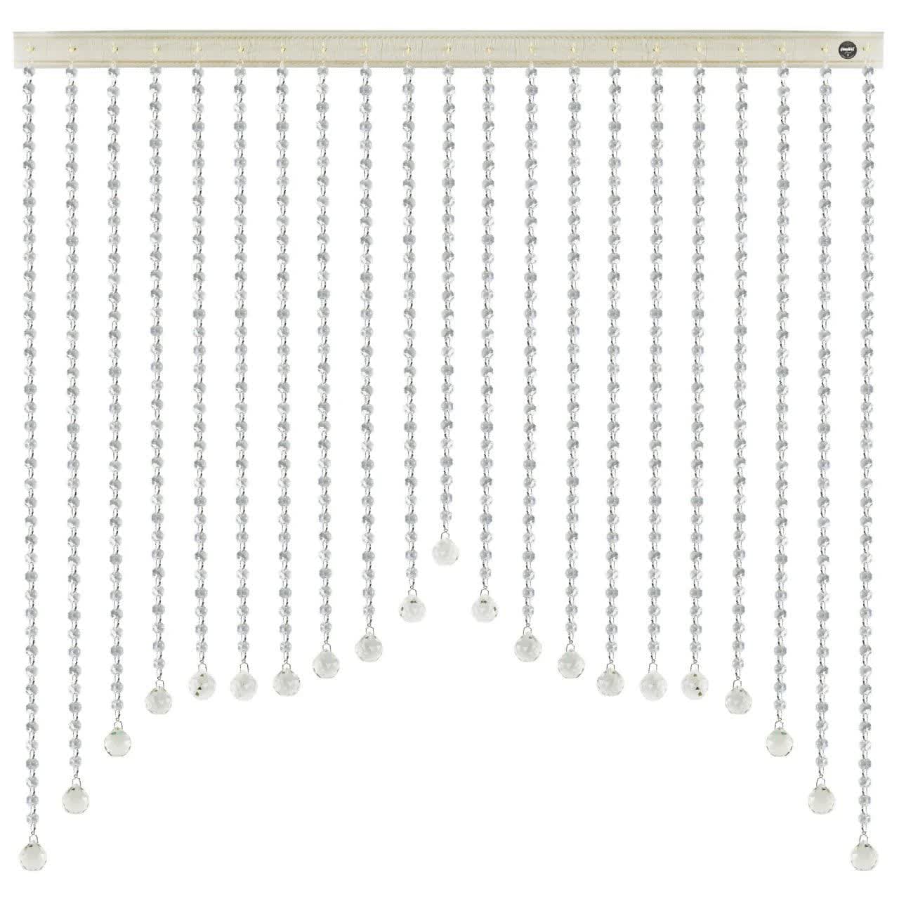 پرده آریا کریستال مدل ساسانی سایز 100x100 سانتی متر