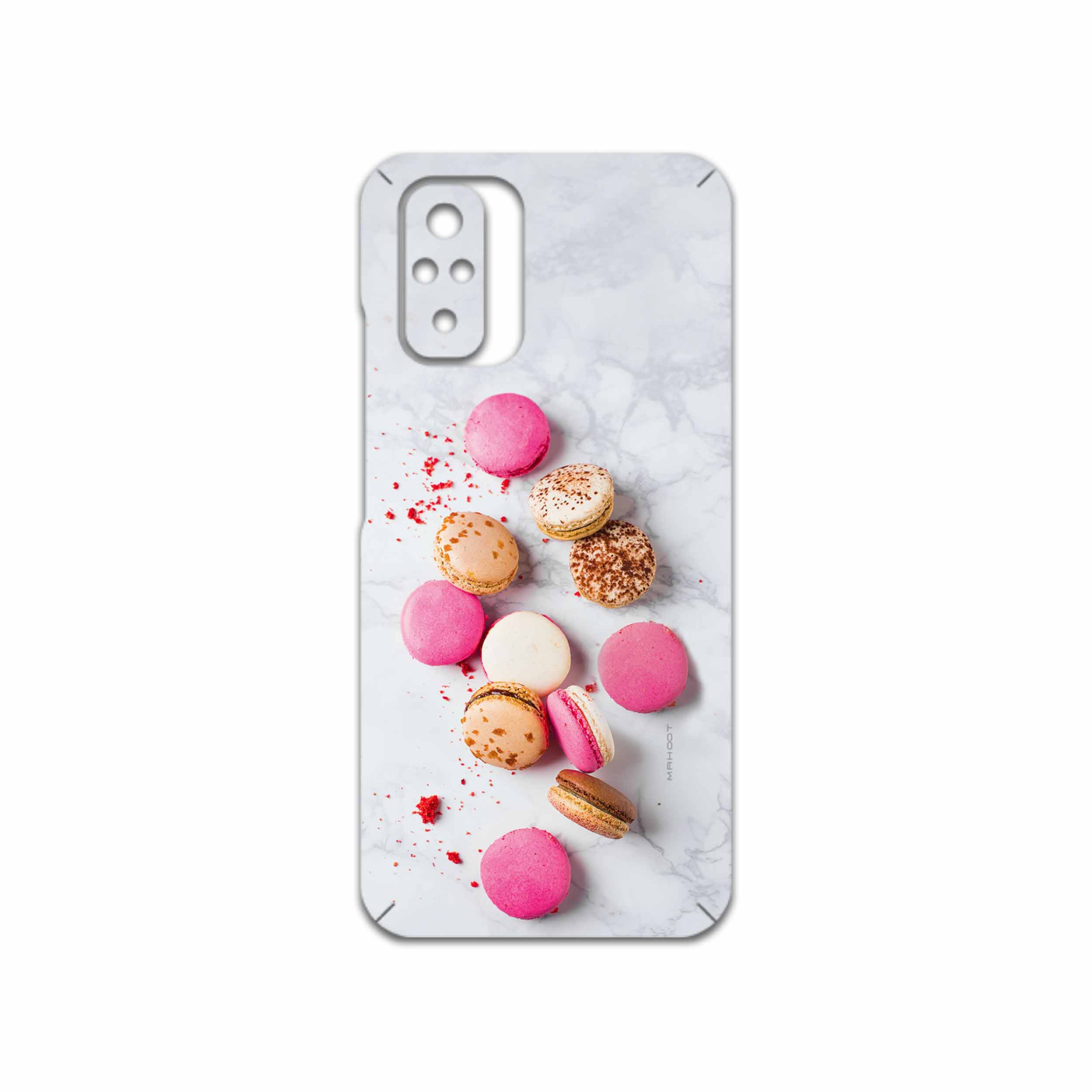 برچسب پوششی ماهوت مدل Macaron-cookie مناسب برای گوشی موبایل شیائومی Redmi Note 10s