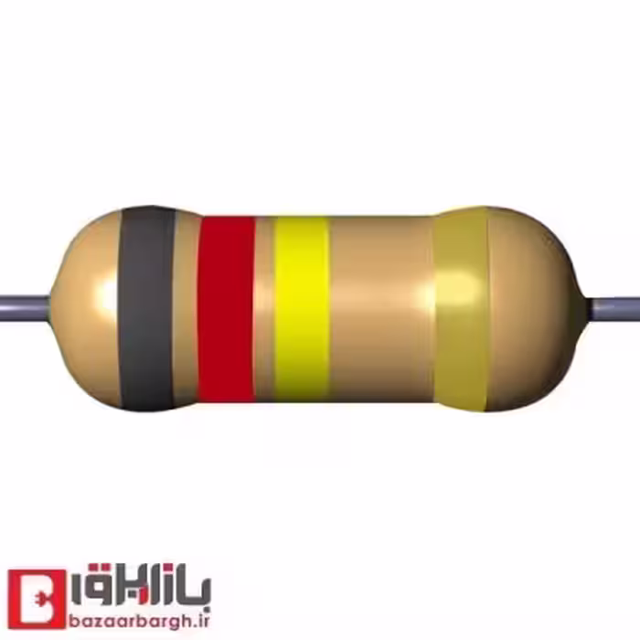 مقاومت 820 کیلو اهم 1/8 وات 5 درصد