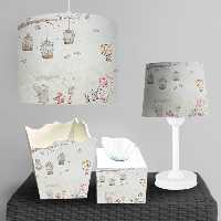 سنت اتاق کودک  نوزاد طرح حیوانات درحال بازی BA-5017