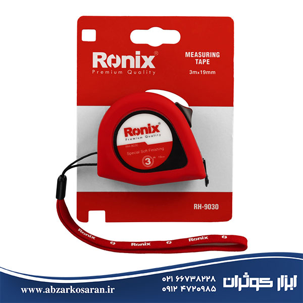 متر روکش دار پی وی سی 3 متری Ronix مدل RH-9030