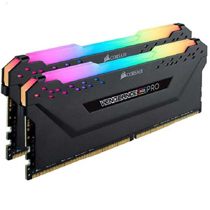 رم دسکتاپ DDR4 دو کاناله 3200 مگاهرتز CL16 کورسیر مدل VENGEANCE RGB PRO ظرفیت 64 گیگابایت