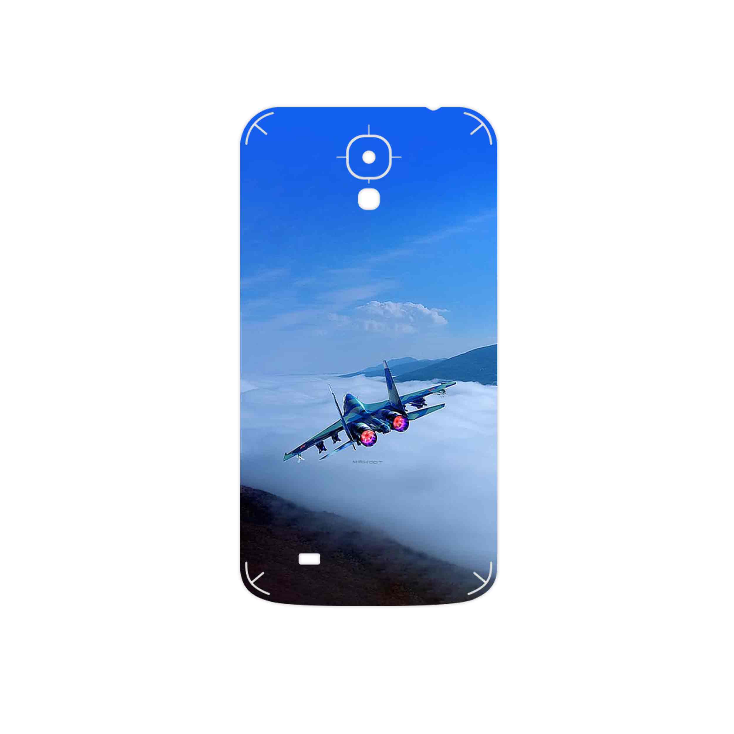 برچسب پوششی ماهوت مدل Fighter plane Su27 مناسب برای گوشی موبایل سامسونگ Galaxy Mega 6.3 I9200