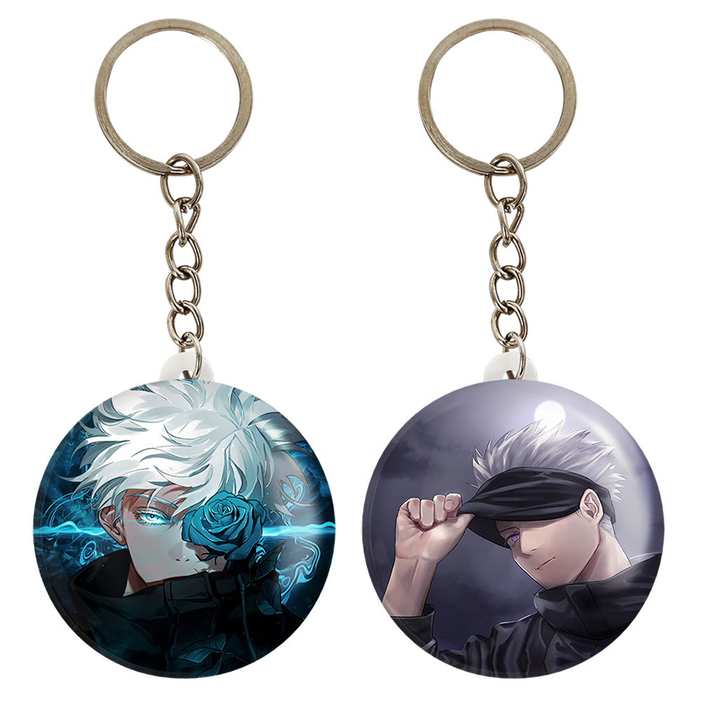 جاکلیدی خندالو مدل گوجو ساتورو انیمه جوجوتسو کایزن کد 1111311114 مجموعه 2 عددی