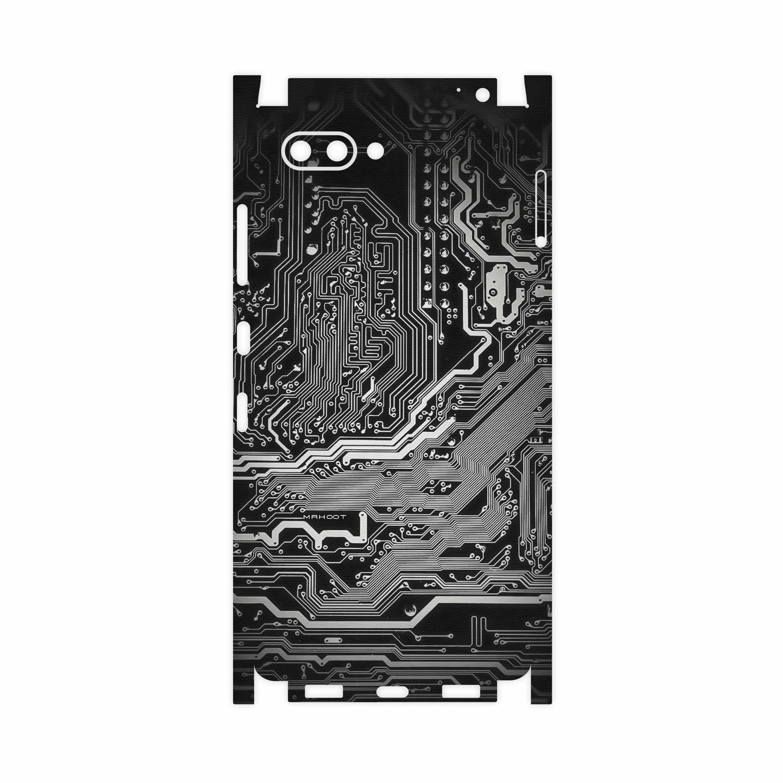 برچسب پوششی ماهوت مدل Black Printed Circuit Board-FullSkin مناسب برای گوشی موبایل بلک بری Key 2