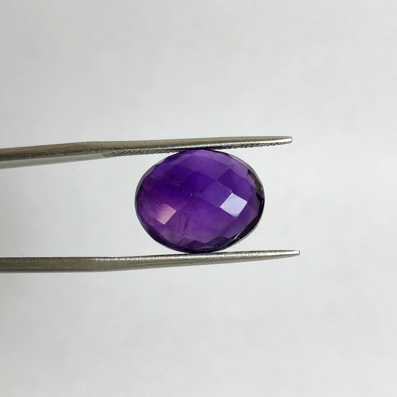 سنگ آمیتیست طبیعی دوروفنسی بیضی آفریقا 240290