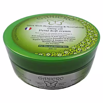 کرم مرطوب کننده و مغذی گانیرو مدل Olive حجم 200 میلی لیتر