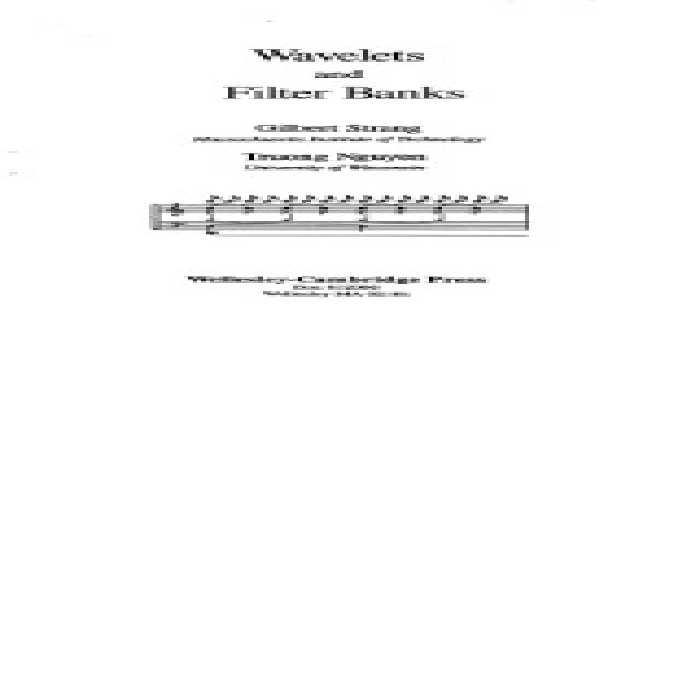 خرید و دانلود نسخه کامل کتاب Wavelets and Filter Banks