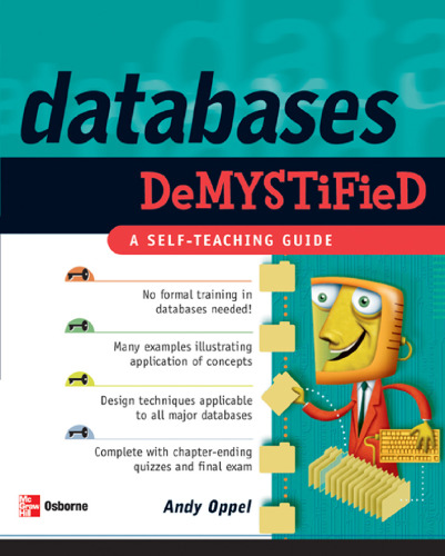 خرید و دانلود نسخه کامل کتاب Databases demystified