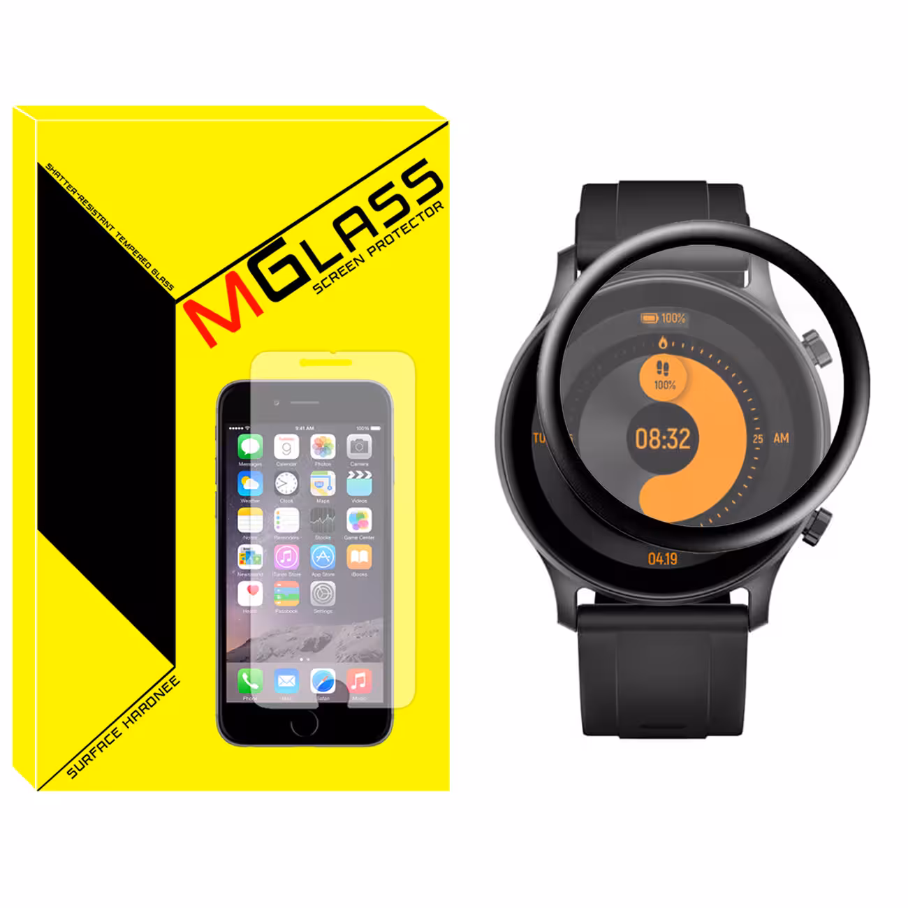 محافظ صفحه نمایش نانو ام گلس مدل NMG مناسب برای ساعت هوشمند هایلو LS04 RS3