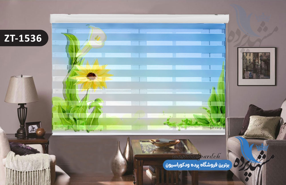 پرده زبرا تصویری چاپی طرح کودک فانتزی کد ZT1536