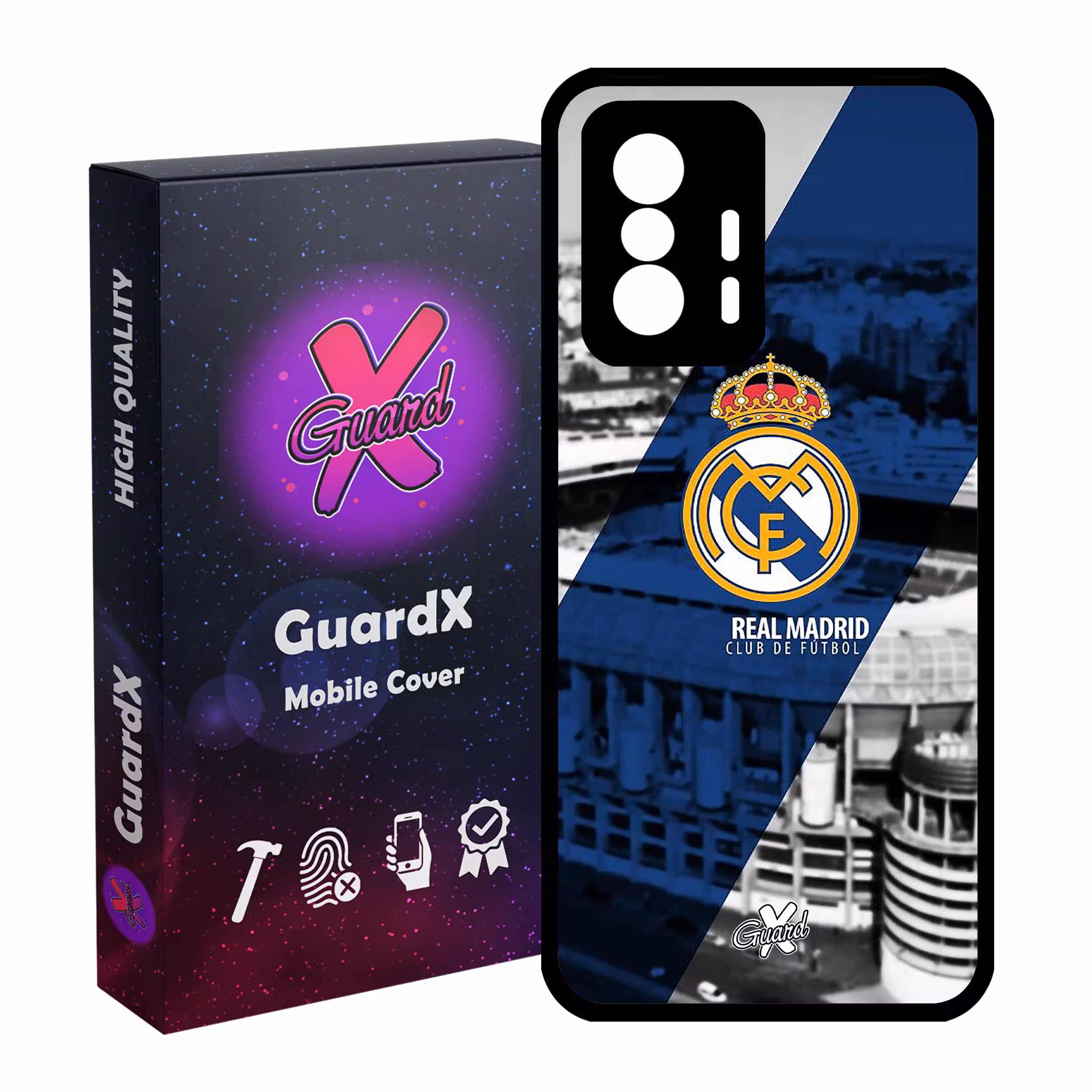 کاور گارد ایکس طرح Real Madrid مدل Glass10054 مناسب برای گوشی موبایل شیائومی 11T Pro / 11T