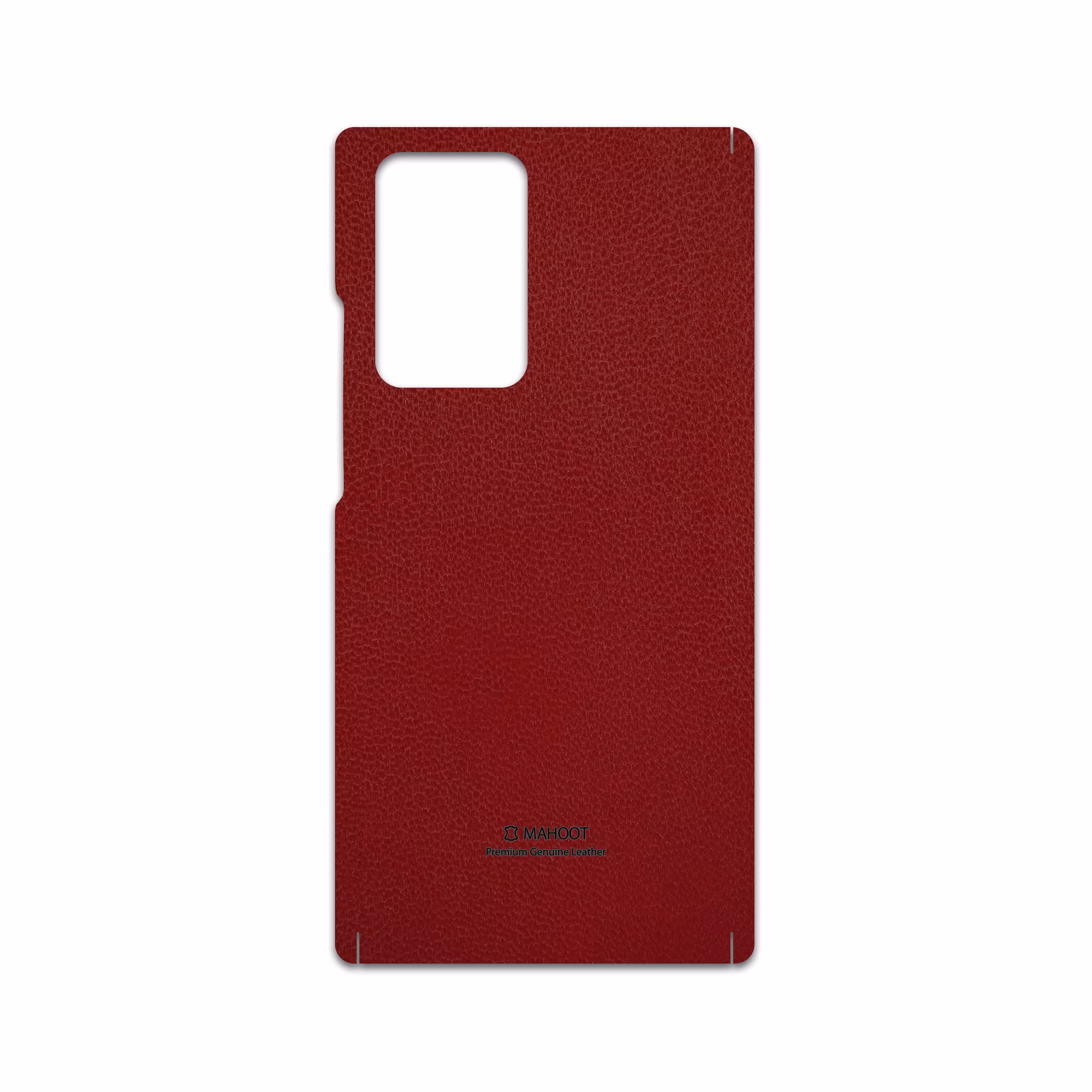 برچسب پوششی ماهوت مدل Red-Leather مناسب برای گوشی موبایل سامسونگ Galaxy Note20 Ultra