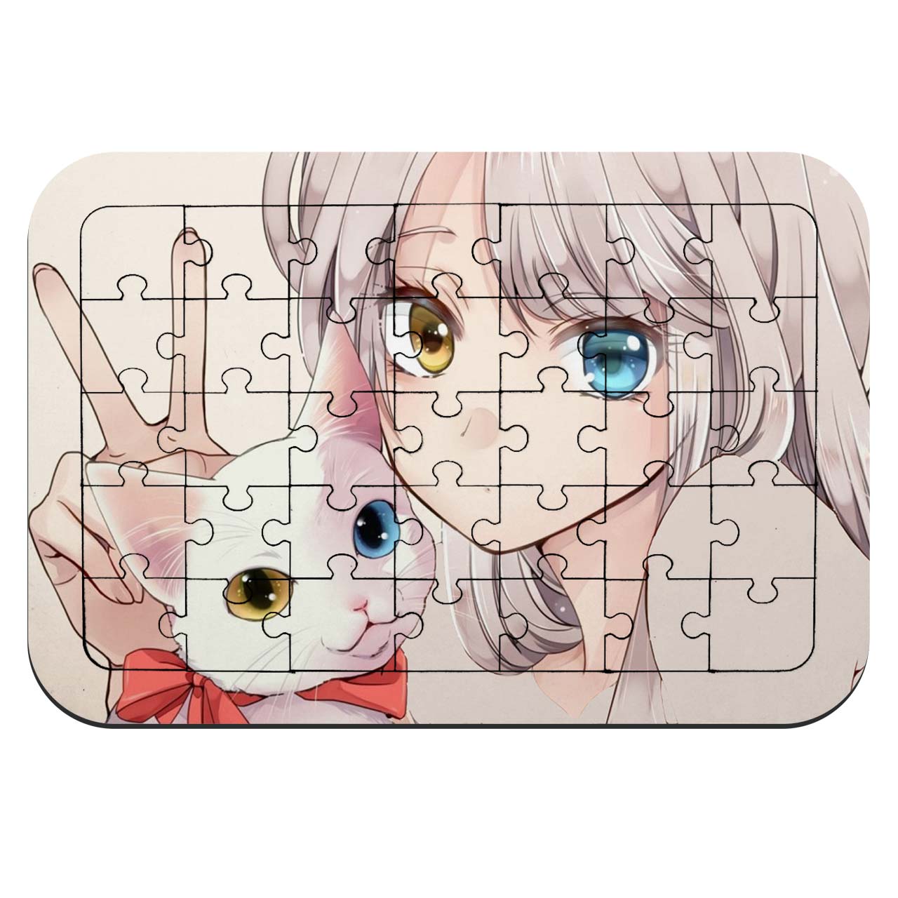 پازل 35 تکه طرح anime girl مدل NI426