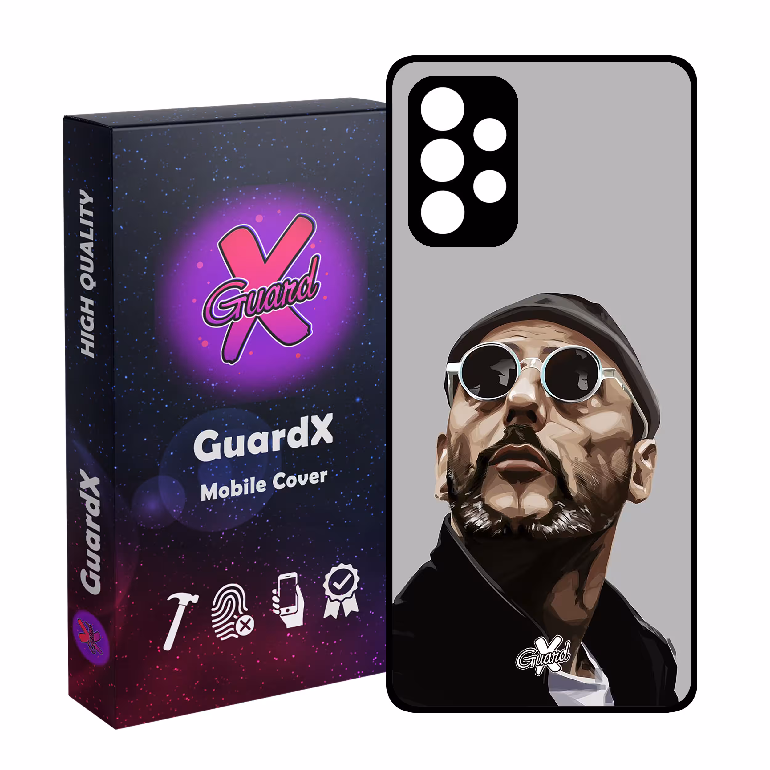 کاور گارد ایکس طرح Leon مدل Glass10108 مناسب برای گوشی موبایل سامسونگ Galaxy A32 4G