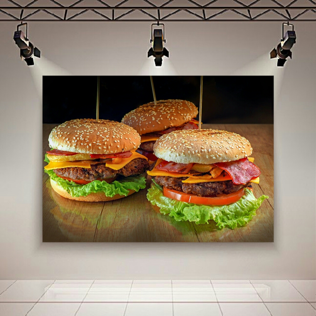 تابلو بوم طرح همبرگر کدBH432