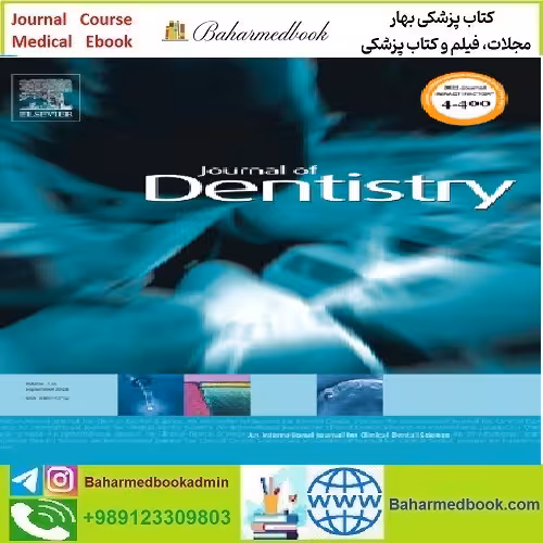 Journal of Dentistry Volume 92 to 103 2020 TRUE PDF price 4€ - کتاب پزشکی بهار