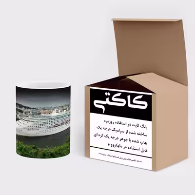 ماگ حرارتی کاکتی طرح کشتی مدل mgh15642