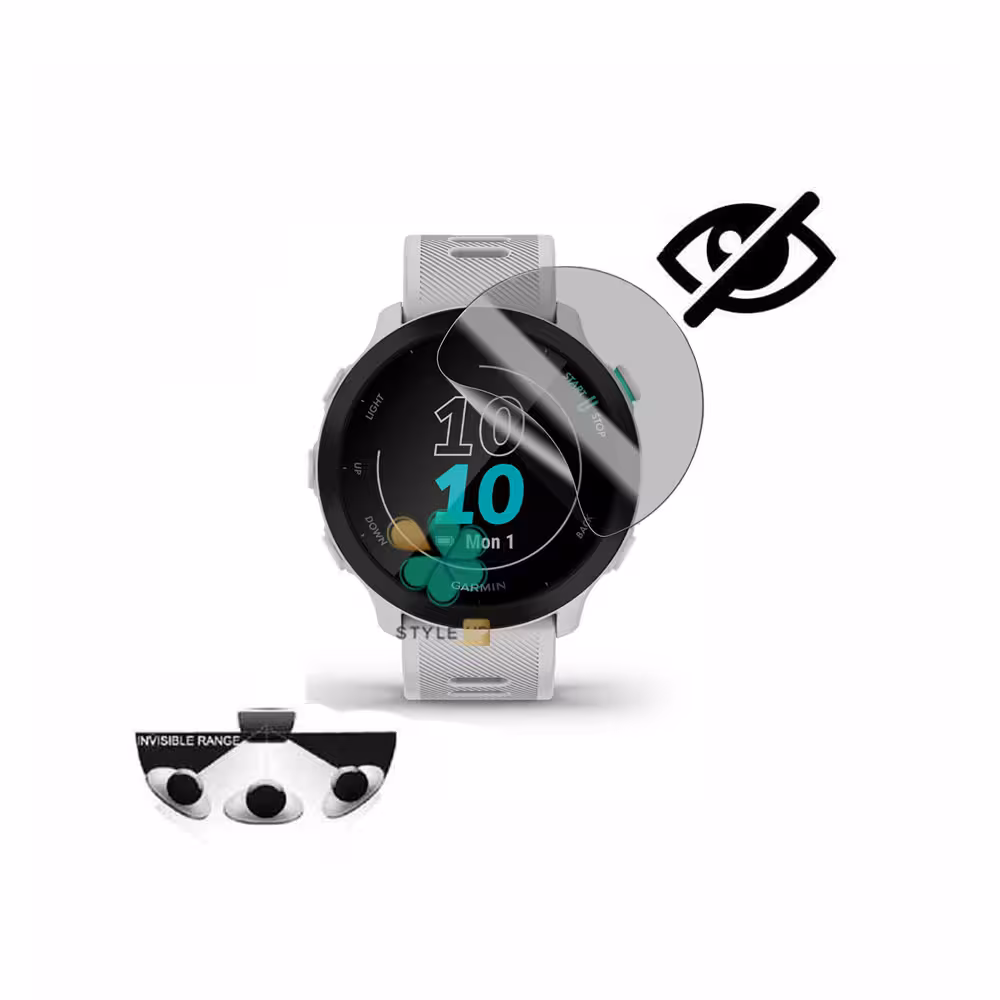 محافظ صفحه ساعت حریم شخصی نانو مناسب Garmin Forerunner 55