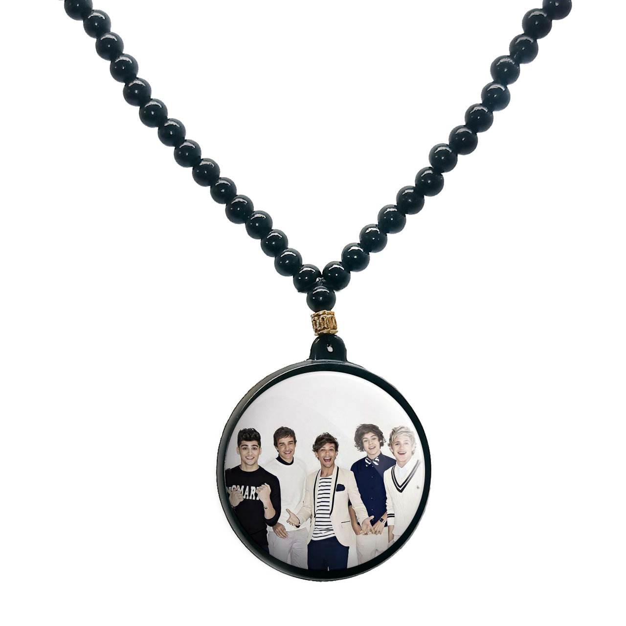 گردنبند پرمانه طرح One Direction کد pmd.13698 مدل دو طرفه