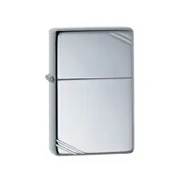 فندک زیپو مدل High Polish Chrome Vintage with Slashes کد 260