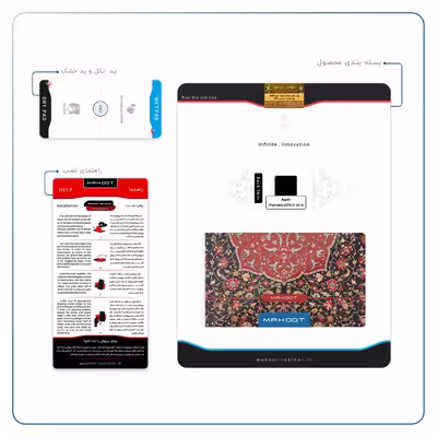 برچسب پوششی ماهوت مدل Iran-Carpet6 مناسب برای تبلت اپل iPad mini (GEN 5) 2019 A2125