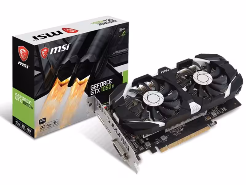 کارت گرافیک ام اس آی مدل MSI GeForce GTX 1050 TI 4GT OCV1 GDDR5