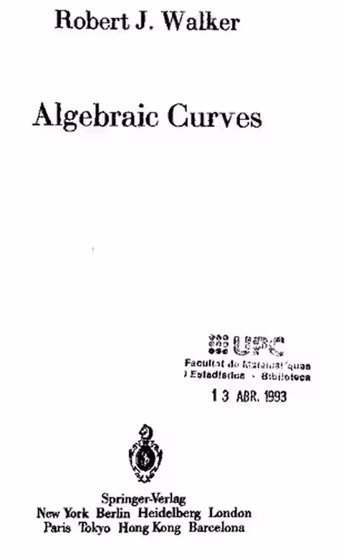 خرید و دانلود نسخه کامل کتاب Algebraic Curves