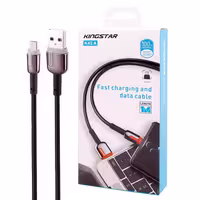 کابل میکرو یو اس بی فست شارژ KingStar K42A 2.4A 1m