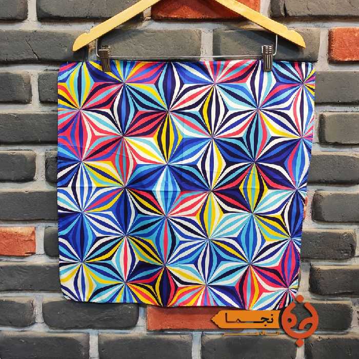 باندانا دستمال سر  کد A37 طرح هندسی     