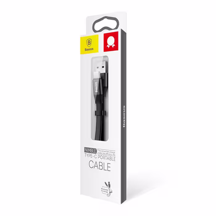 کابل تبدیل USB به USB-C باسئوس مدل CATMBJ-01 طول 0.23 متر