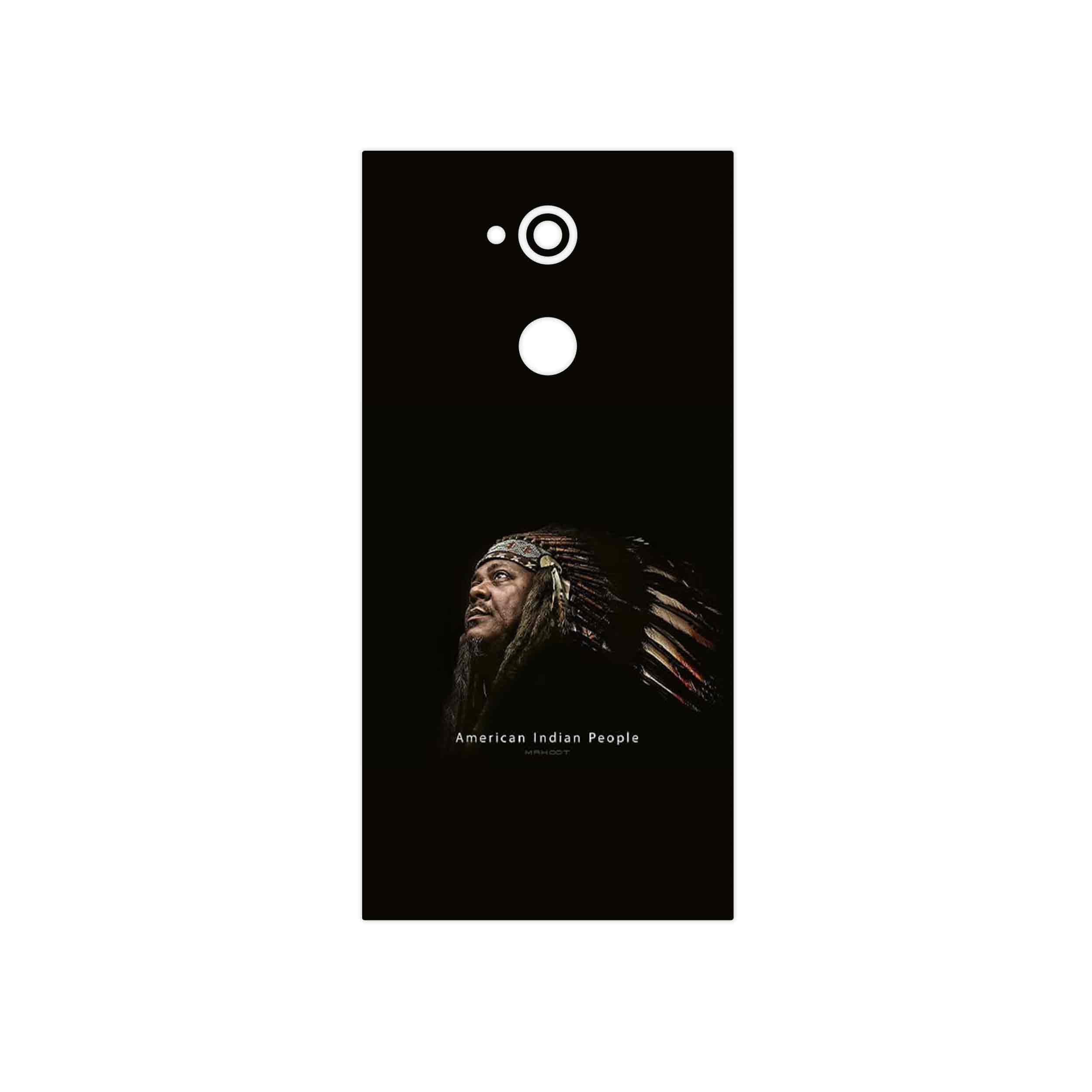 برچسب پوششی ماهوت مدل Portrait of an Indian Man مناسب برای گوشی موبایل سونی Xperia XA2 Ultra