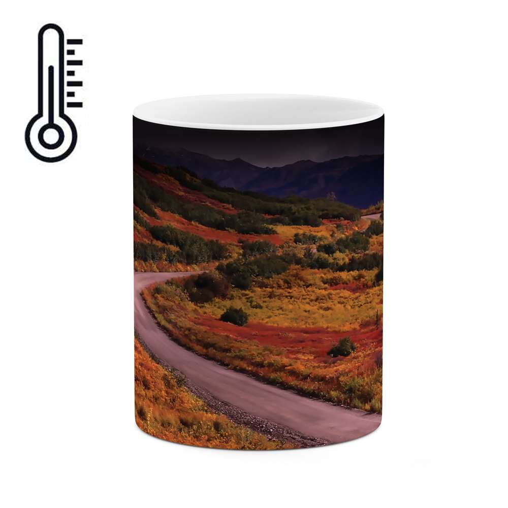 ماگ حرارتی طرح جاده پاییزی مدل mgh05125