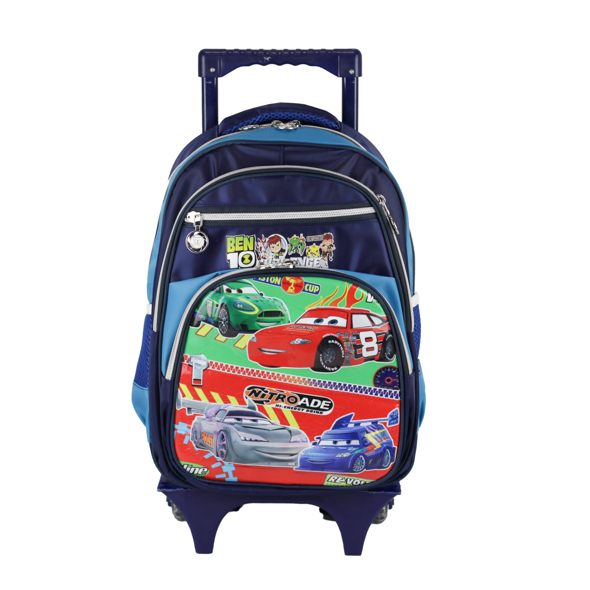 کوله پشتی چرخ دار طرح ماشین ها کد 20