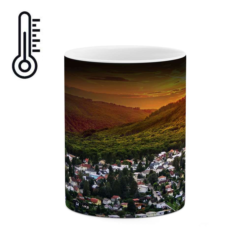 ماگ حرارتی طرح منظره رویایی و زیبا  مدل mgph14629